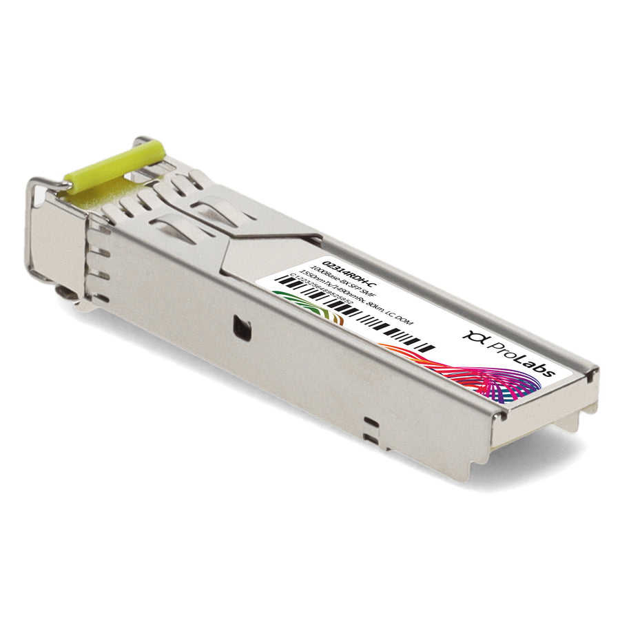 Prolabs Huawei 02314RDH Compatible TAA 1000Base-BX SFP Transceiver (SMF, 1550nmTx/1490nmRx, 80km, LC, DOM)
