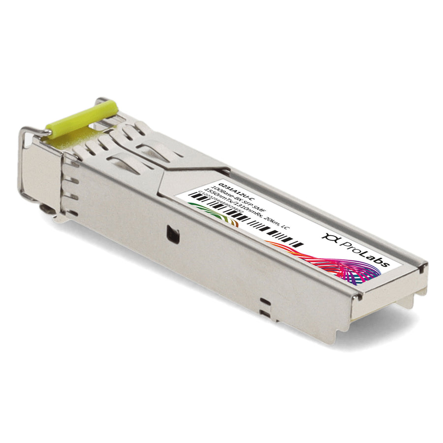 Prolabs Huawei 0231A12U Compatible TAA 100Base-BX SFP Transceiver (SMF, 1550nmTx/1310nmRx, 20km, LC, DOM)