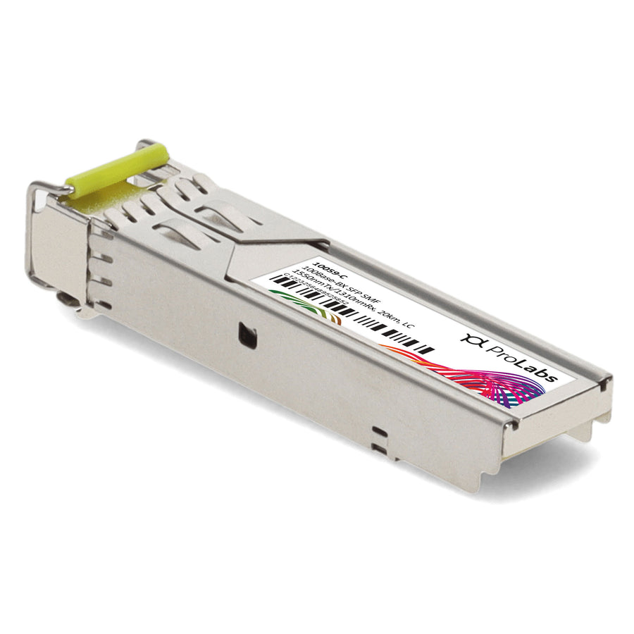 Prolabs Extreme Networks 10059 Compatible TAA Compliant 100Base-BX SFP Transceiver (SMF, 1550nmTx/1310nmRx, 20km, LC)