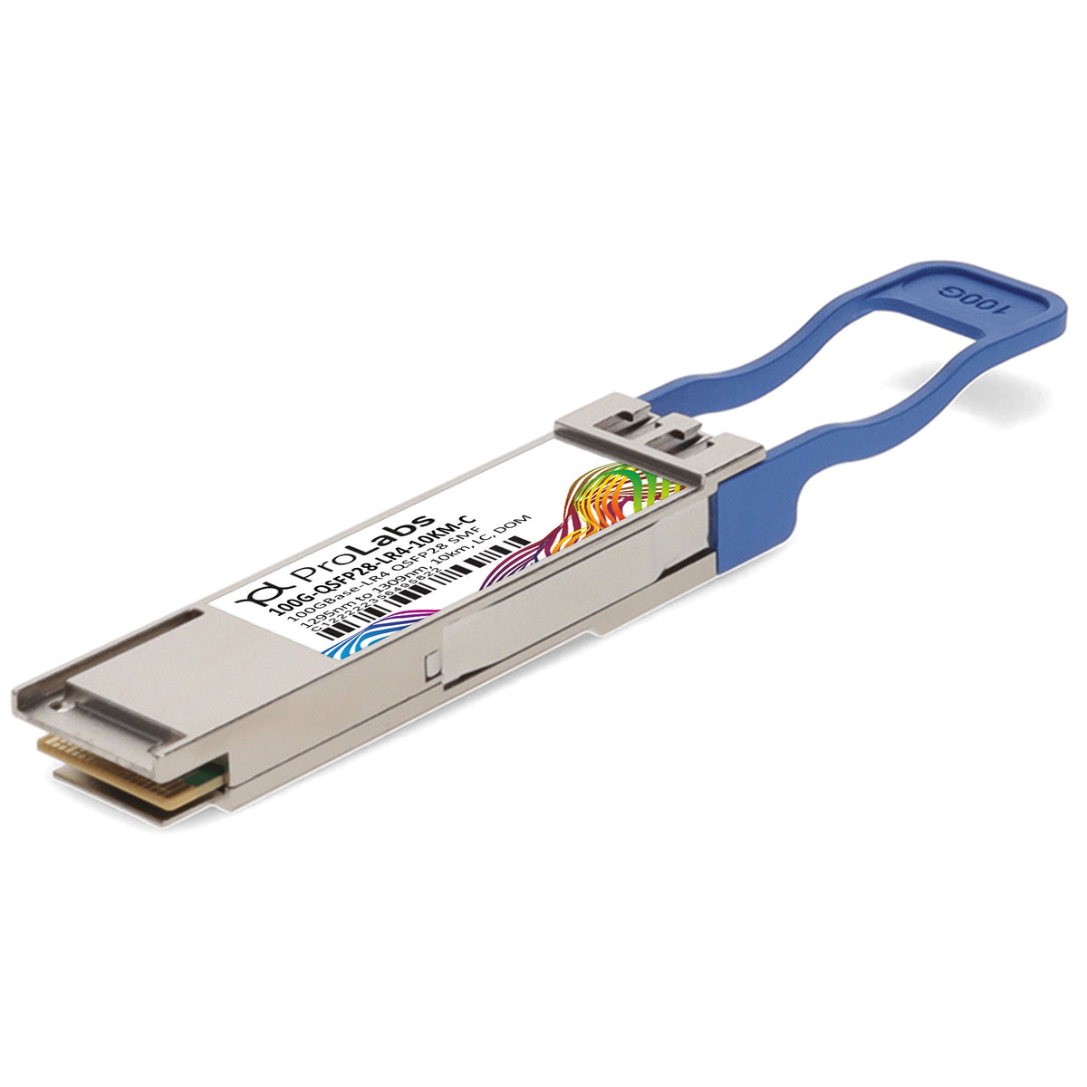 Prolabs Brocade (Formerly) 100G-QSFP28-LR4-10KM Compatible TAA 100GBase-LR4 QSFP28 Transceiver (SMF, 1295nm to 1309nm, 10km, LC, DOM)