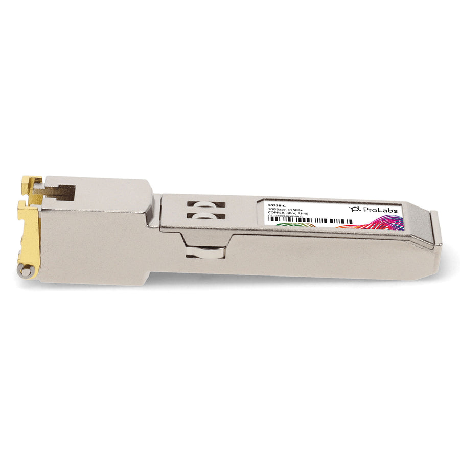 Prolabs Extreme Networks 10338 Compatible TAA 100/1000/10000Base-TX SFP+ Transceiver (Copper, 30m, RJ-45)