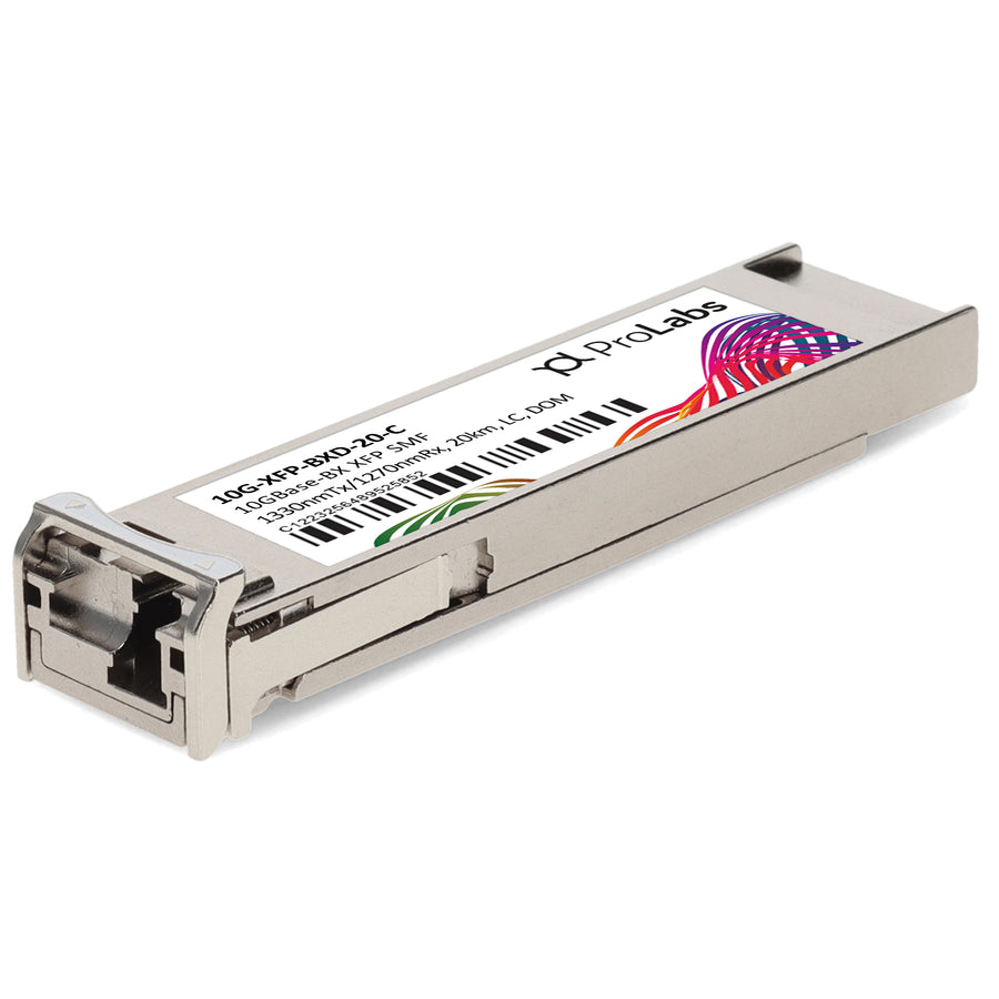 Prolabs Brocade (Formerly) 10G-XFP-BXD-20 Compatible TAA 10GBase-BX XFP Transceiver (SMF, 1330nmTx/1270nmRx, 20km, LC, DOM)