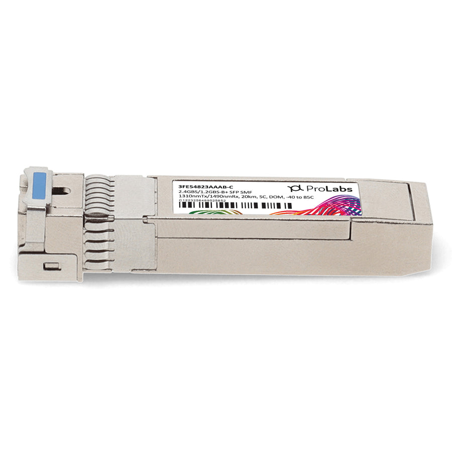 Prolabs Alcatel-Lucent Nokia 3FE54823AAAB Compatible TAA 2.4Gbs/1.2Gbs-B+ SFP Transceiver (SMF, 1310nmTx/1490nmRx, 20km, SC, DOM, -40 to 85C)