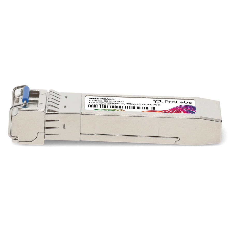 Prolabs Alcatel-Lucent Nokia 3FE55743AA Compatible TAA 10GBase-BX SFP+ Transceiver (SMF, 1270nmTx/1330nmRx, 40km, LC, DOM, -40 to 85C)