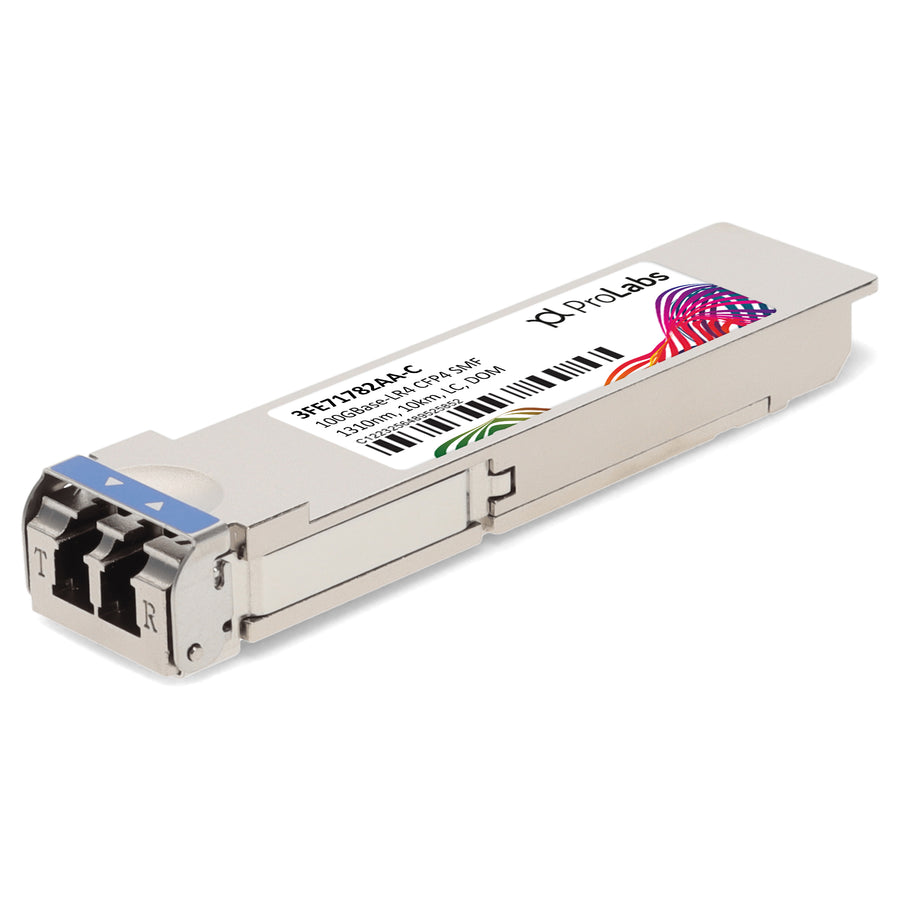 Prolabs Alcatel-Lucent Nokia 3FE71782AA Compatible TAA 100GBase-LR4 CFP4 Transceiver (SMF, 1310nm, 10km, LC, DOM)