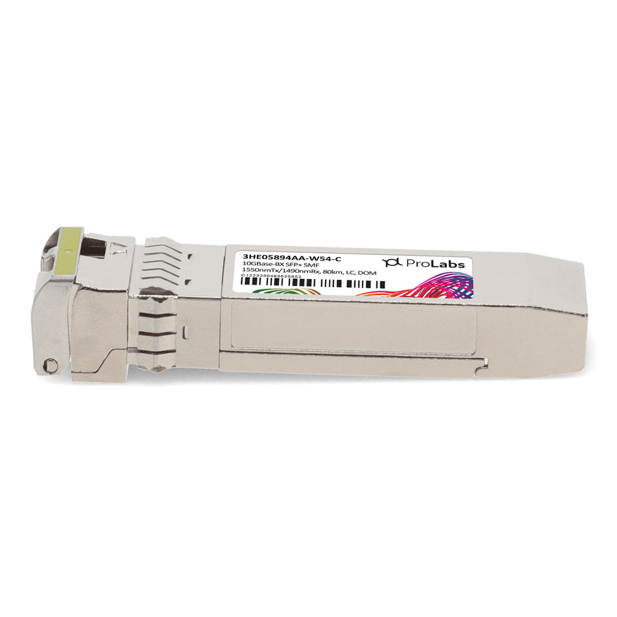 Prolabs Alcatel-Lucent Nokia 3HE05894AA-W54 Compatible TAA 10GBase-BX SFP+ Transceiver (SMF, 1550nmTx/1490nmRx, 80km, LC, DOM, -40 to 85C)
