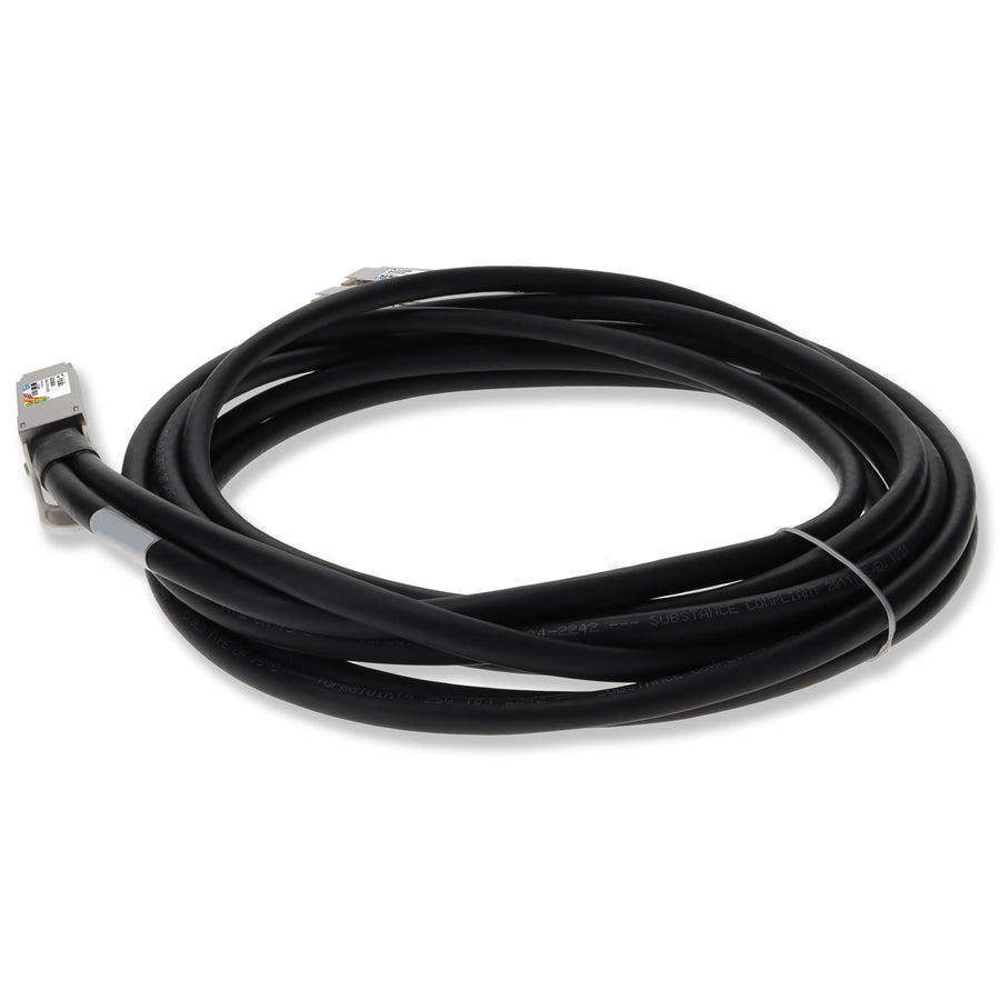 Prolabs Arista Networks CAB-D-2Q-200G-1M Compatible TAA Compliant 200GBase-CU QSFP-DD 200G to 2xQSFP28 100G NRZ Direct Attach Cable (Passive Twinax, 1m)