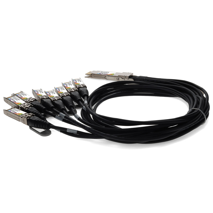 Prolabs Arista Networks CAB-D-8S-200G-1M Compatible 200GBase-CU QSFP-DD 200G to 8xSFP28 Direct Attach Cable (Passive Twinax, 1m)