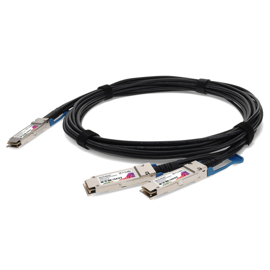 Prolabs Arista Networks CAB-Q-2Q-100G-3M Compatible TAA Compliant 100GBase-CU QSFP28 to 2xQSFP28 Direct Attach Cable (Passive Twinax, 3m)