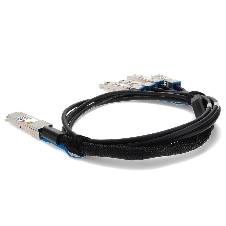 Prolabs Edge-corE Compatible TAA 100GBase-CU QSFP28 to 4xSFP28 Direct Attach Cable (Passive Twinax, 5m)