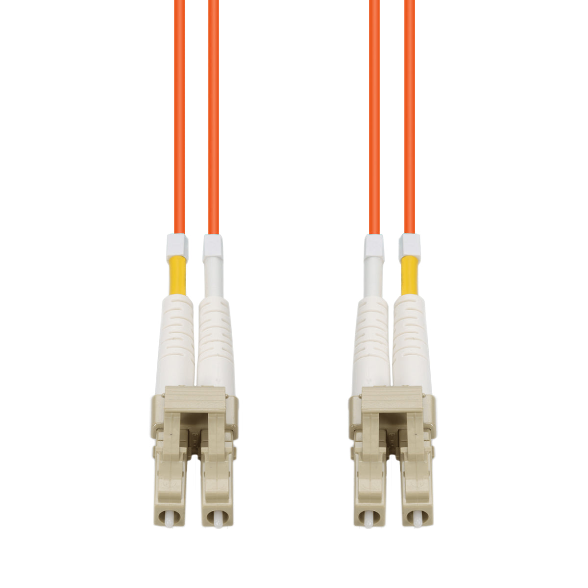 1.5m LC to LC Orange OM4 Duplex OFNR (Riser-Rated) Fiber Patch Cable