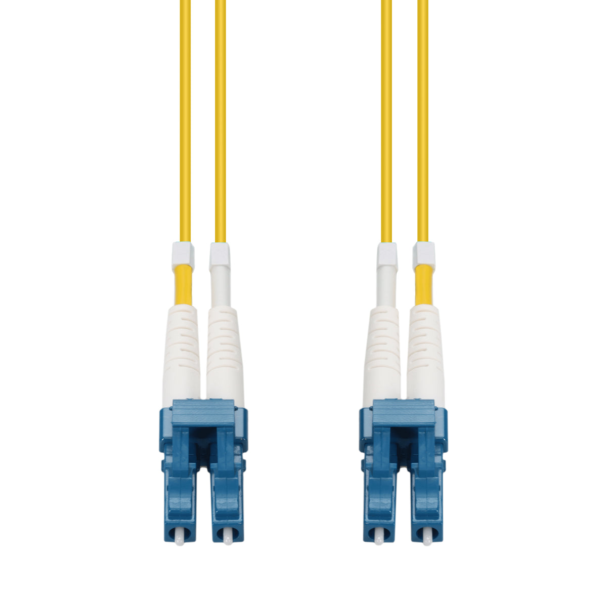 1.5m LC to LC Yellow OS2 Duplex OFNR (Riser-Rated) SMF Fiber Patch Cable