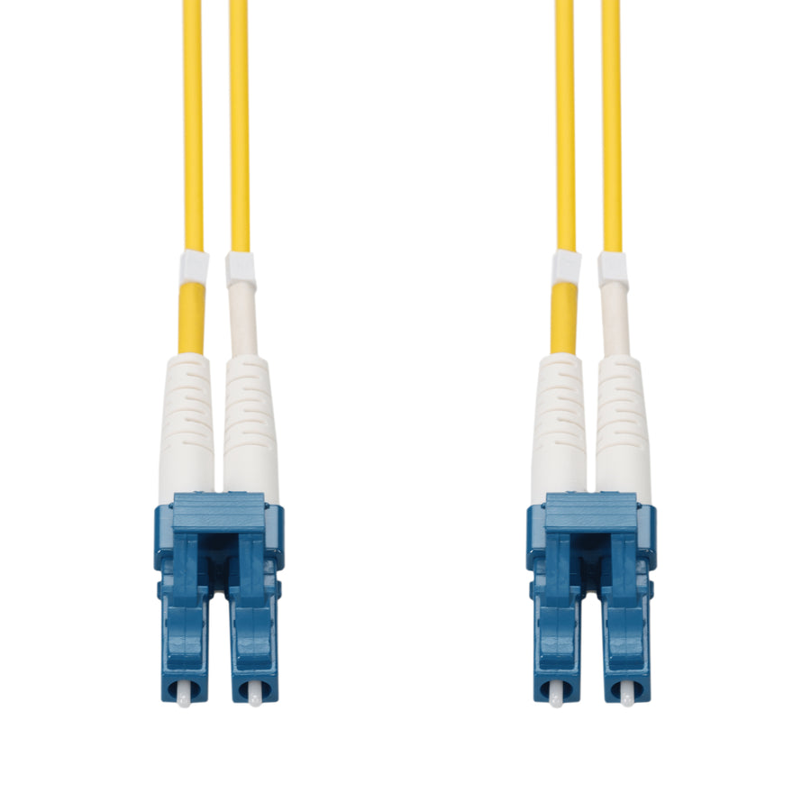 25m LC to LC Yellow OS2 Duplex LSZH Fiber Patch Cable
