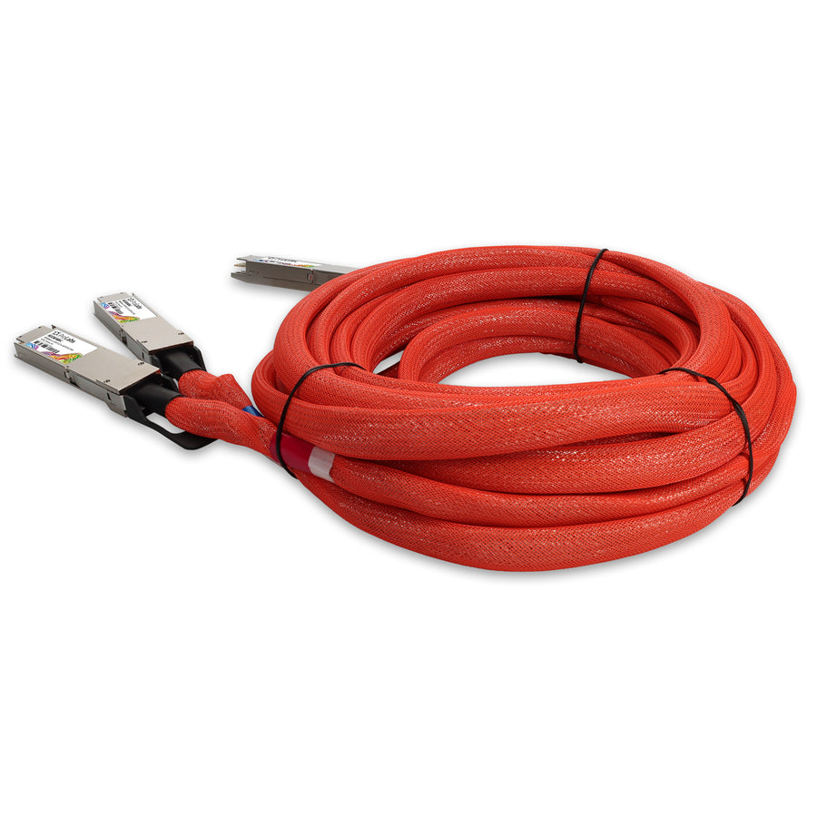Prolabs Mellanox MCA7J60-N004 Compatible TAA 800GBase-CU OSFP112 to 2xOSFP112-RHS Direct Attach Cable (Active Twinax, 4m, Infiniband)