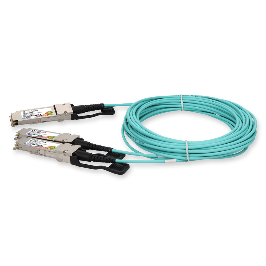 Prolabs Mellanox MFA7A20-C005 Compatible TAA Compliant 100GBase-CU QSFP28 to 2xQSFP28 Active Optical Cable (850nm, MMF, 5m)