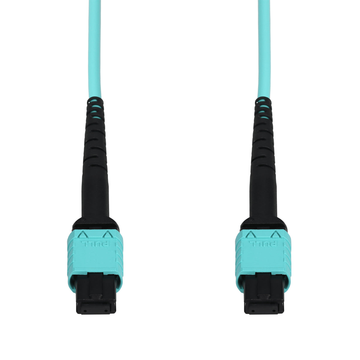 10m MPO/UPC to MPO/UPC Aqua OM3 LSZH 12-Strand Fiber Patch Cable