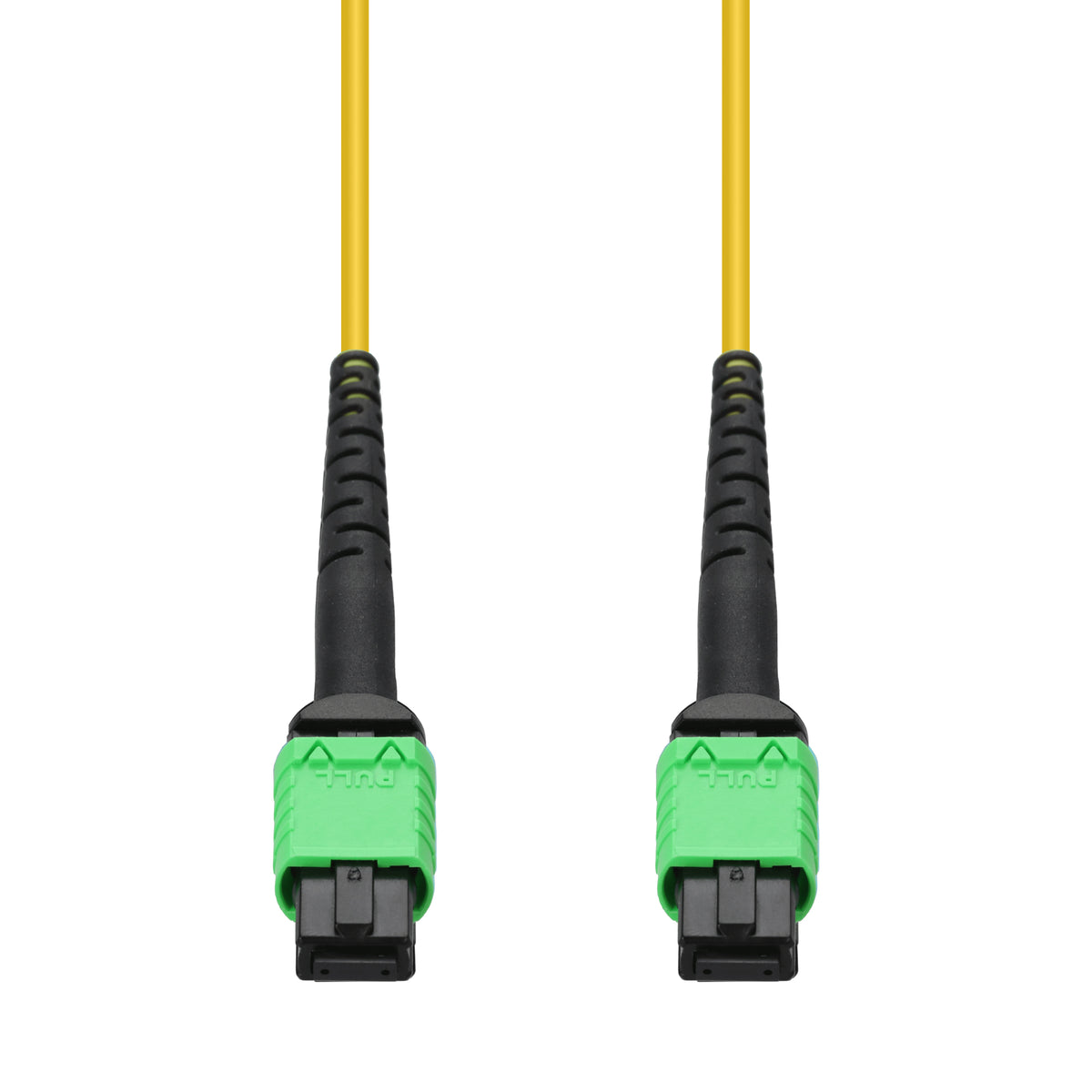 25m MPO/APC to MPO/APC Yellow OS2 LSZH 12-Strand SMF Fiber Patch Cable