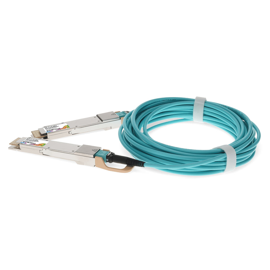 Prolabs MSA and TAA 400GBase-AOC OSFP to OSFP (850nm, OM3, Aqua, 10m) CMIS 4.0 CDR