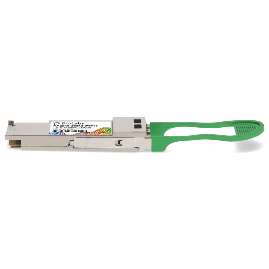 Prolabs Palo Alto Networks PAN-QSFP28-100GBASE-CWDM4 Compatible TAA 100GBase-CWDM4 QSFP28 Transceiver (SMF, 1270nm to 1330nm, 2km, LC, DOM)