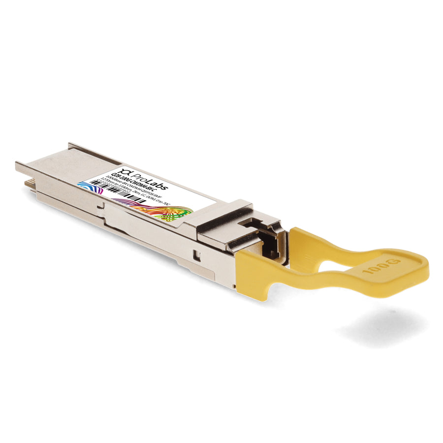 Prolabs MSA and TAA 100GBase-BX CWDM4 QSFP28 Transceiver (SMF, 1270nm to 1330nm, 2km, ALC, DOM)