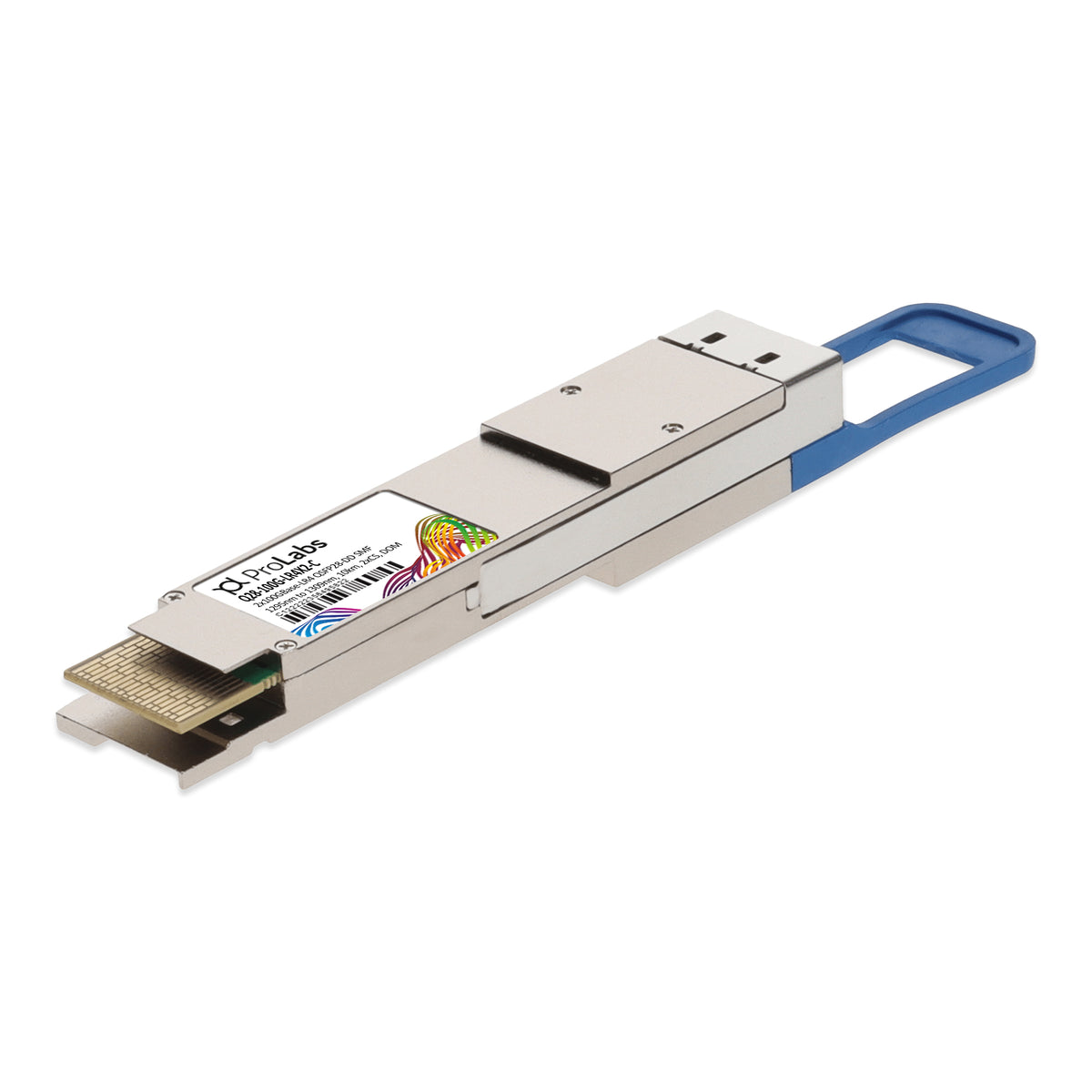 Prolabs MSA and TAA 2x100GBase-LR4 QSFP28-DD Transceiver (SMF, 1295nm to 1309nm, 10km, 2xCS, DOM)