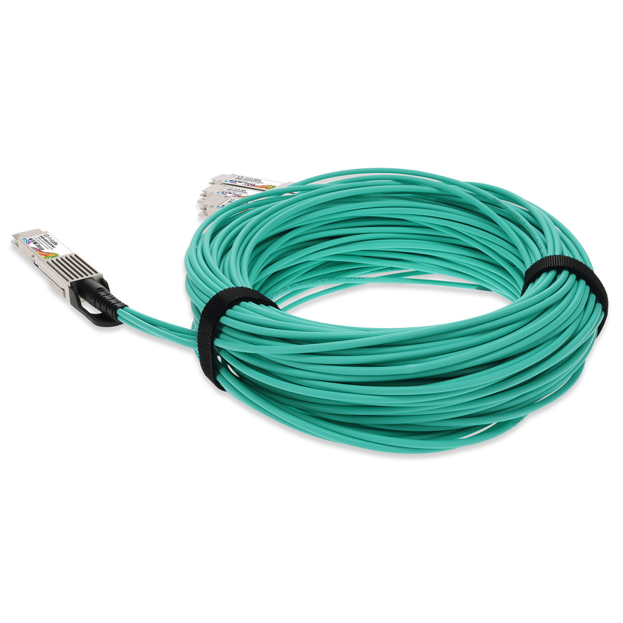 Prolabs Mellanox Compatible 400GBase-AOC QSFP-DD to 4xQSFP56 PAM-4 Active Optical Cable (850nm, MMF, 5m) CMIS 4.0