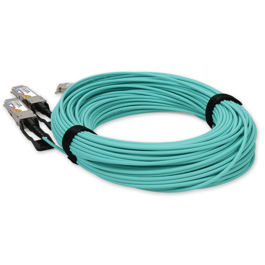 Prolabs MSA and TAA 200GBase-AOC QSFP56 to 2xQSFP56 DSP Active Optical Cable (850nm, MMF, 30m)