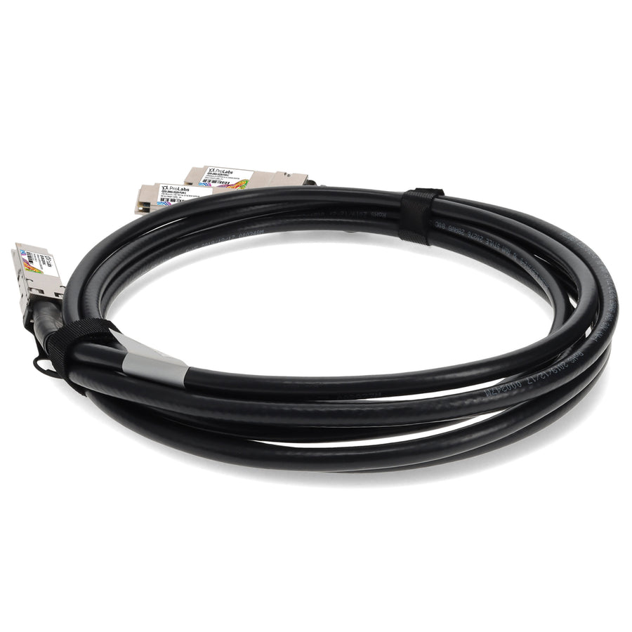 Prolabs MSA and TAA Compliant 200GBase-CU QSFPDD to 2x 100Gb QSFP28 Direct Attach Cable (Passive Twinax, 1m)