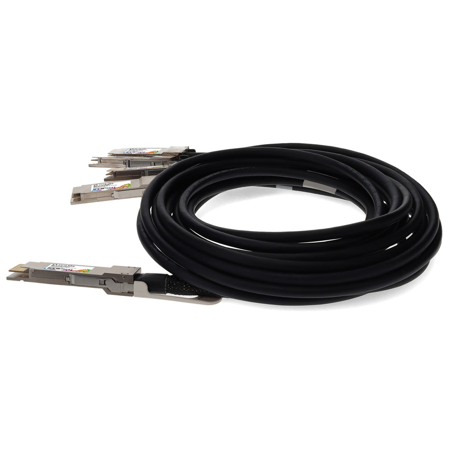 Prolabs Cisco QDD-4ZQ100-CU2M Compatible TAA Compliant 400GBase-CU QSFP-DD 400G to 4xQSFP56 100G PAM-4 Direct Attach Cable (Passive Twinax, 2m)