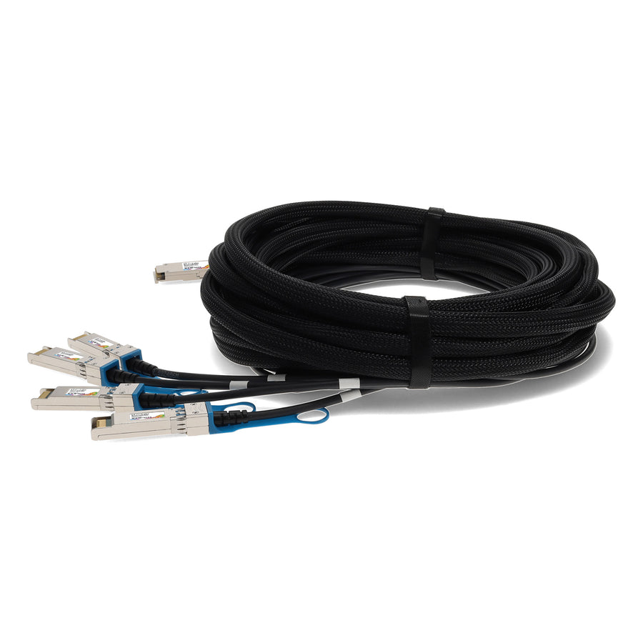Prolabs Juniper Networks QFX-QSFP-DACBO-3MA Compatible TAA Compliant 40GBase-CU QSFP+ to 4xSFP+ Direct Attach Cable (Active Twinax, 3m)