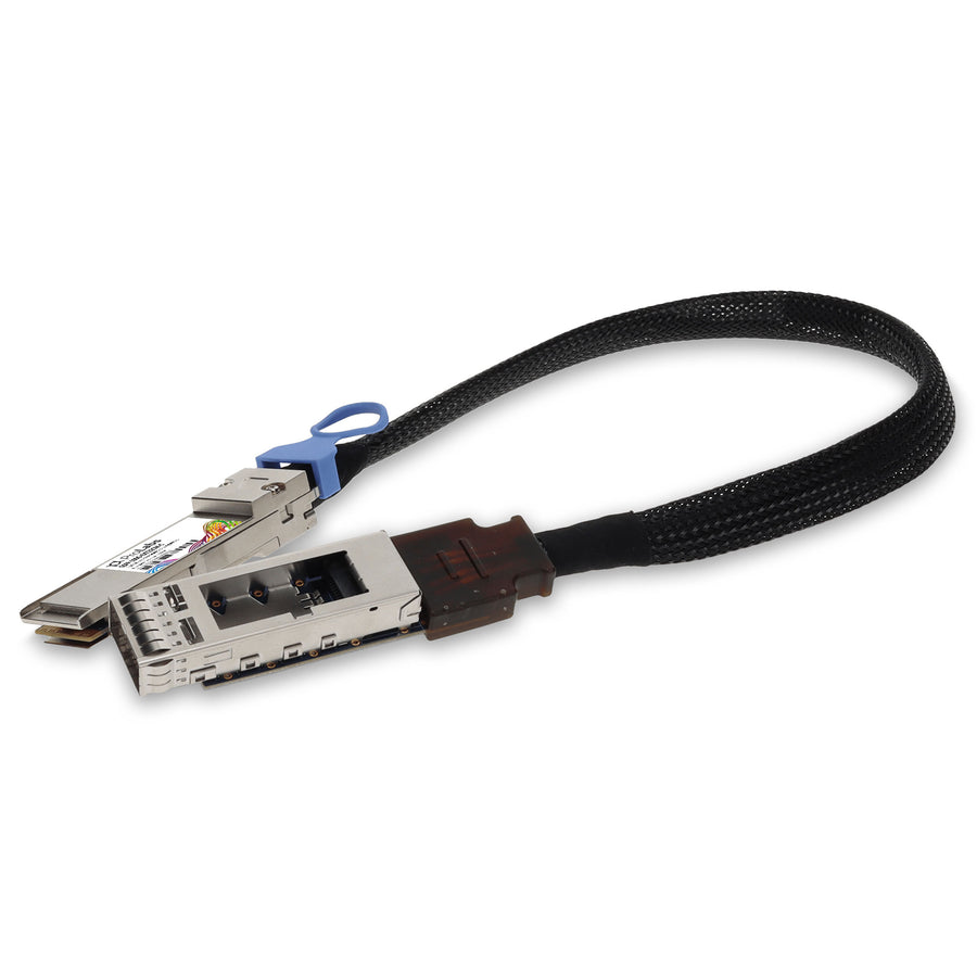 Prolabs 100GBase-CU QSFP28 to QSFP28 Male to Female Direct Attach Extension Cable (Passive Twinax, 22cm, 30AWG)