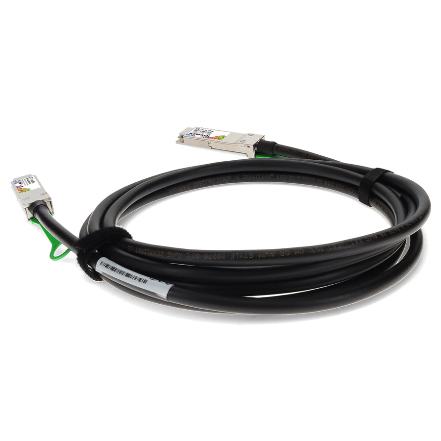 Prolabs MSA and TAA Compliant 100GBase-CU QSFP28 to QSFP28 Direct Attach Cable (Passive Twinax, 2.5m, 26AWG, -40 to 85C)