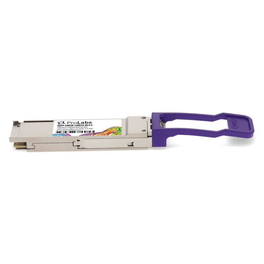 Prolabs MSA and TAA 100GBase-OWDM QSFP28 Transceiver O-Band Channel OW309 50GHz (SMF, 1309.14nm, 20km, LC, DOM, -5 to +80C)