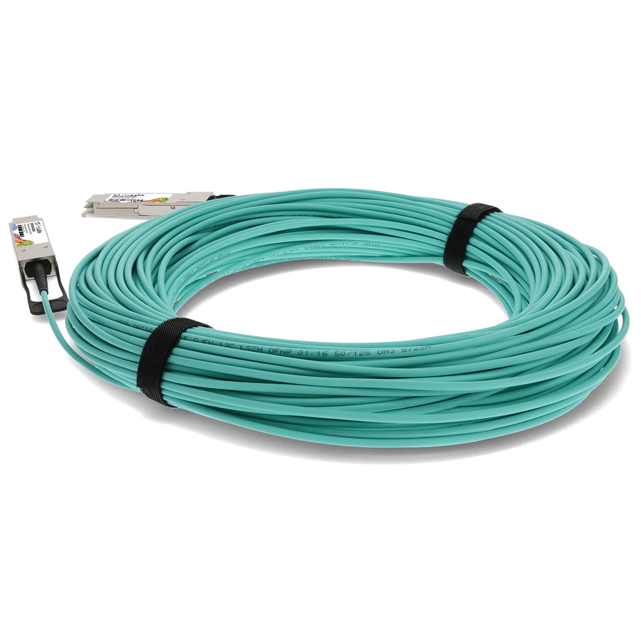 Prolabs MSA and TAA Compliant 40GBase-AOC QSFP+ to QSFP+ Active Optical Cable (850nm, MMF, 60m)