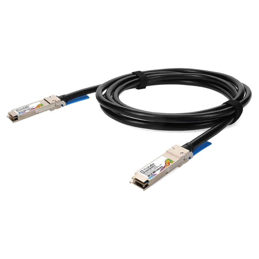 Prolabs MSA and TAA 40GBase-CU QSFP+ to QSFP+ Direct Attach Cable (Passive Twinax, 2m, Infiniband FDR10, 30AWG, LSZH)