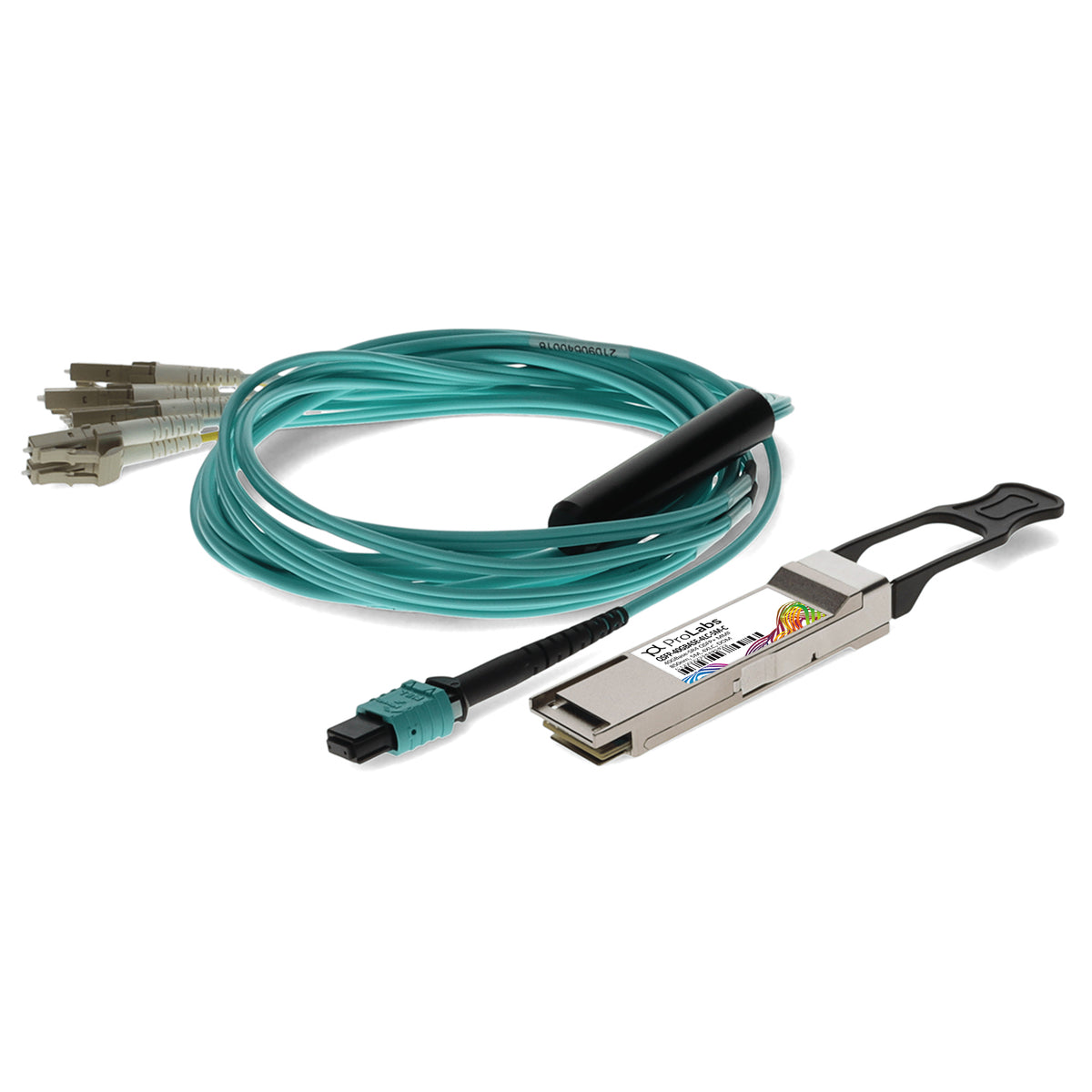 Prolabs MSA and TAA 40GBase-SR4 QSFP+ Transceiver (MMF, 850nm, 5m, MPO, DOM)