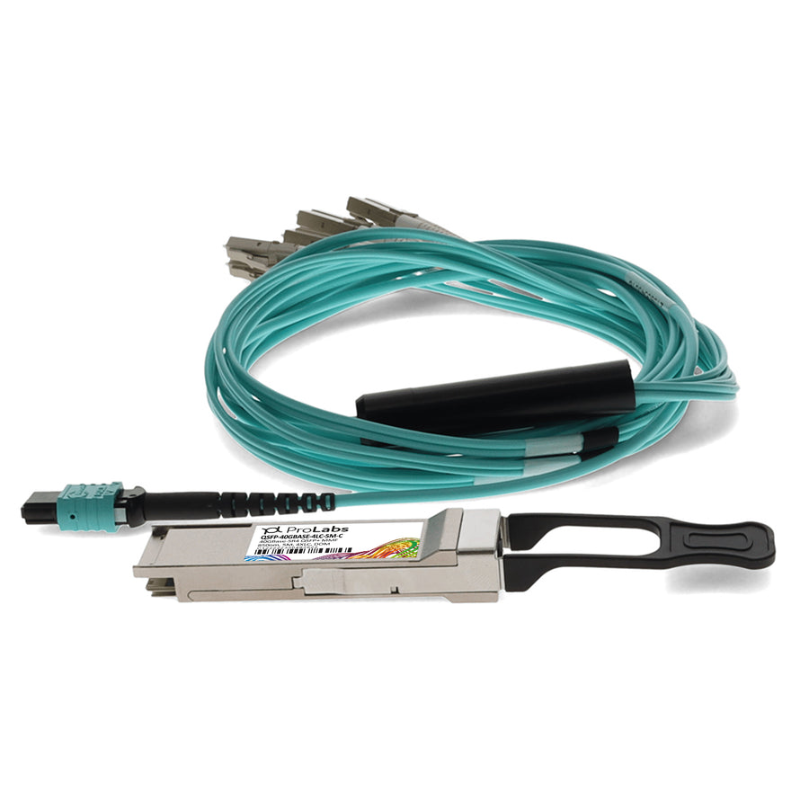 Prolabs MSA and TAA 40GBase-SR4 QSFP+ Transceiver (MMF, 850nm, 5m, MPO, DOM)