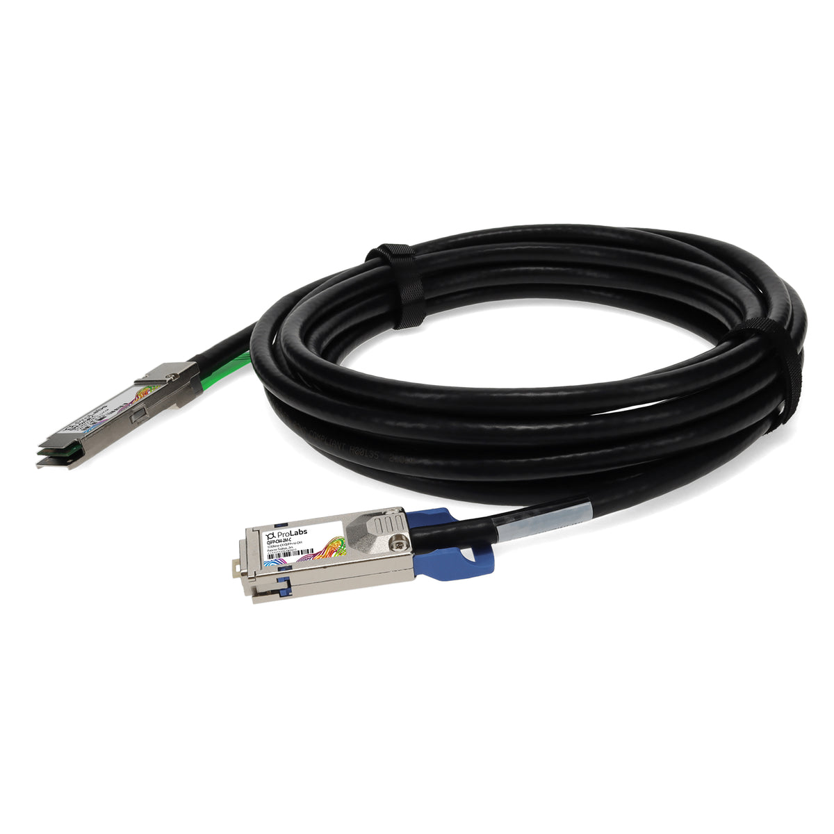 Prolabs MSA and TAA Compliant 10GBase-CX QSFP+ to CX4 Direct Attach Cable (Passive Twinax, 2m)