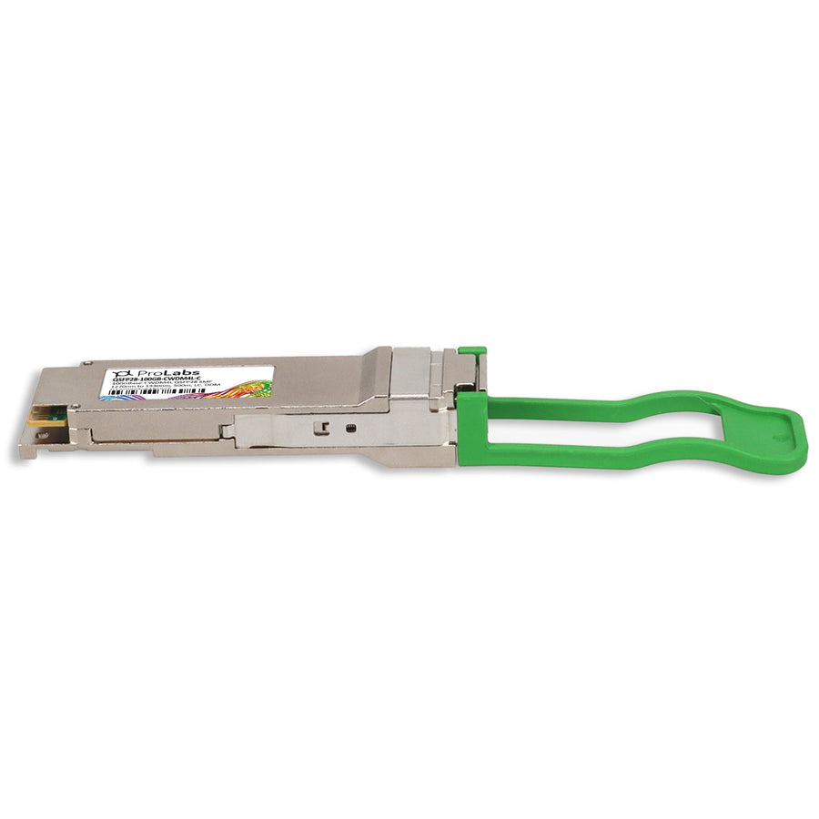 Prolabs MSA and TAA 100GBase-CWDM4 QSFP28 Transceiver (SMF, 1270nm to 1330nm, 500m, LC, DOM, Limited Temp 15C to 55C)