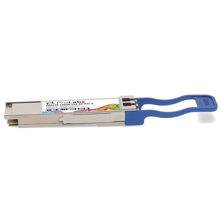 Prolabs H3C Compatible TAA 100GBase-LR4 QSFP28 Transceiver (SMF, 1295nm to 1309nm, 20km, LC, DOM)