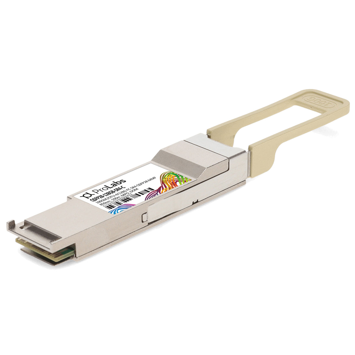 Prolabs MSA and TAA 100GbE/OTU-4/128G FC Multi-Rate SR4 QSFP28 Transceiver (MMF, 850nm, 100m, MPO, DOM)