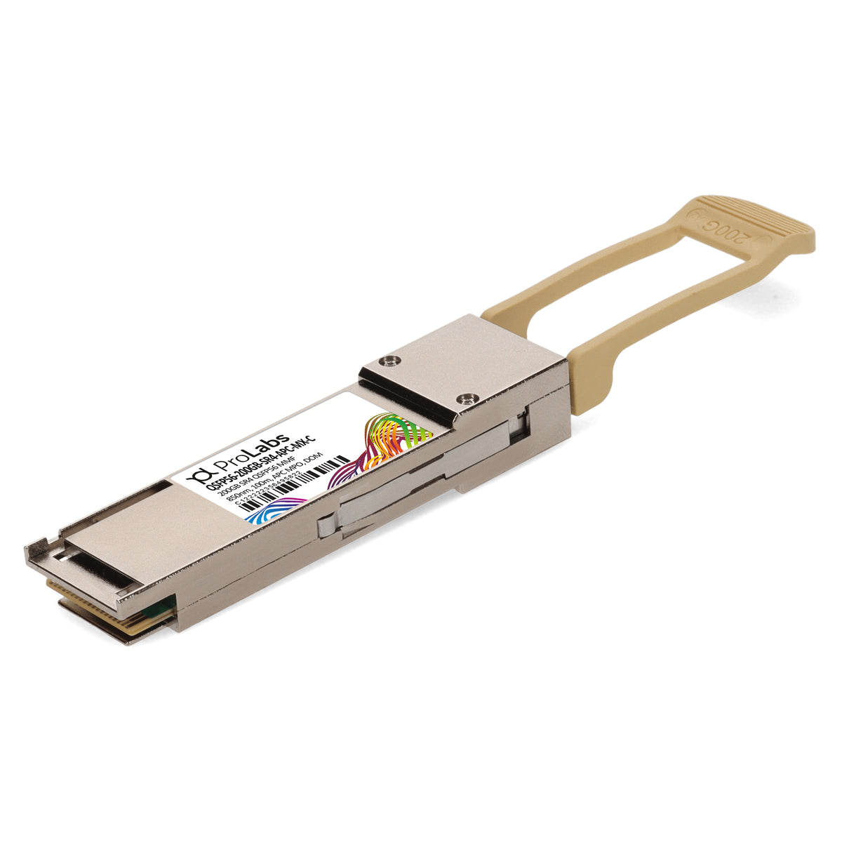 Prolabs Mellanox Compatible TAA 200GBase-SR4 QSFP56 Transceiver (MMF, 850nm, 100m, APC MPO, DOM)