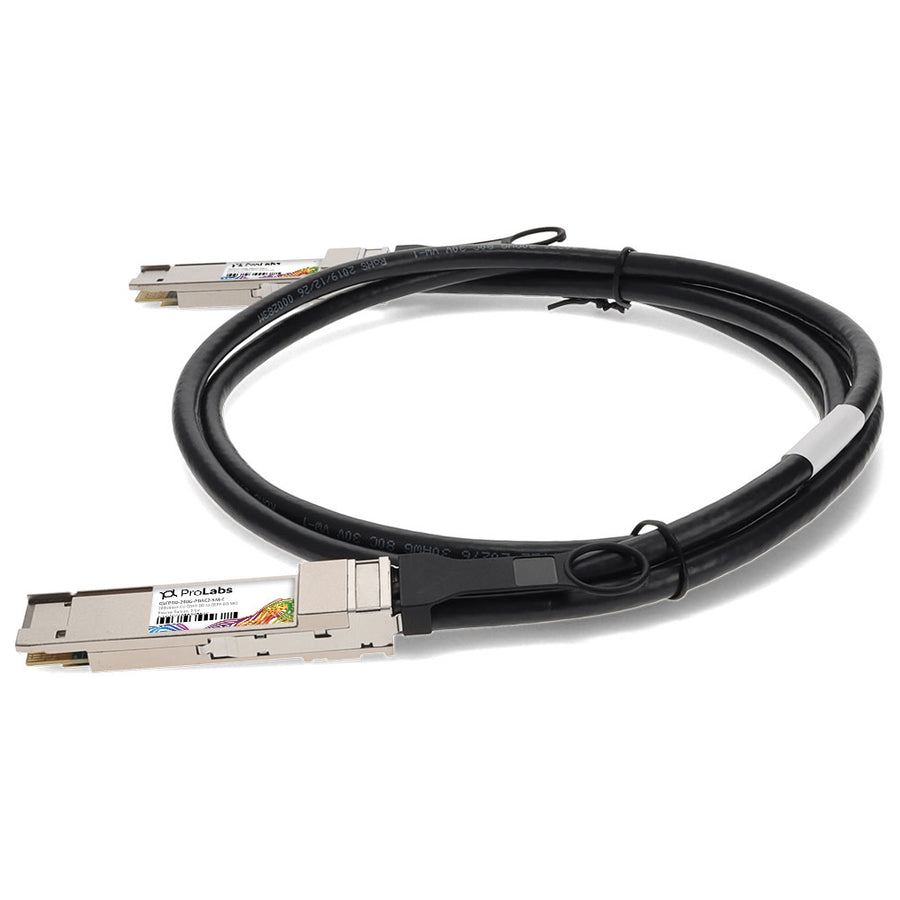 Prolabs MSA and TAA Compliant 200GBase-CU QSFP-DD to QSFP-DD Direct Attach Cable (Passive Twinax, 2.5m)