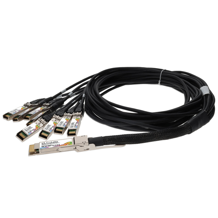 Prolabs MSA and TAA Compliant 200GBase-CU QSFP-DD 200G to 8xSFP28 Direct Attach Cable (Passive Twinax, 2m)