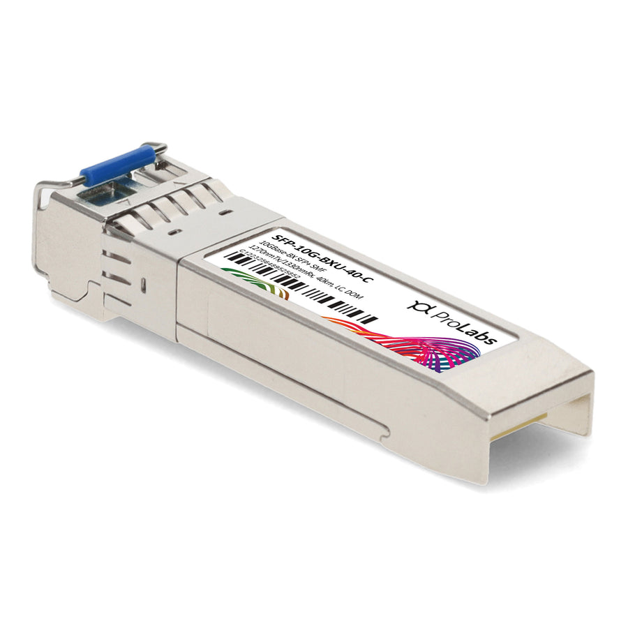 Prolabs Cisco SFP-10G-BXU-40 Compatible TAA 10GBase-BX SFP+ Transceiver (SMF, 1270nmTx/1330nmRx, 40km, LC, DOM)