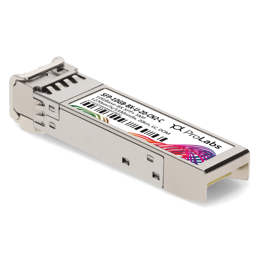 Prolabs Ciena Compatible TAA 10GBase-BX SFP+ Transceiver (SMF, 1270nmTx/1330nmRx, 20km, LC, DOM)