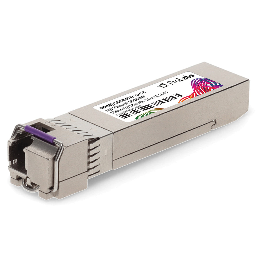 Prolabs Cisco Compatible TAA 10/25GBase-BX SFP28 Transceiver (SMF, 1330nmTx/1270nmRx, 20km, LC, DOM)