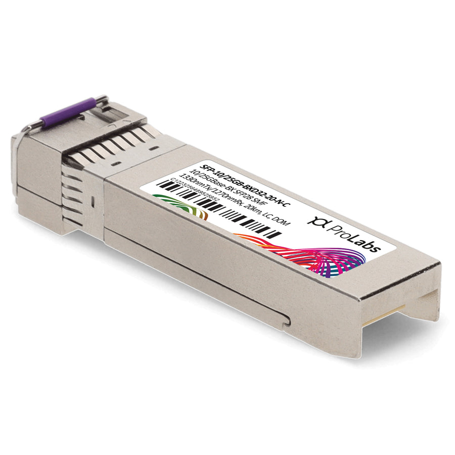 Prolabs Alcatel-Lucent Nokia Compatible TAA 10/25GBase-BX SFP28 Transceiver (SMF, 1330nmTx/1270nmRx, 20km, LC, DOM)