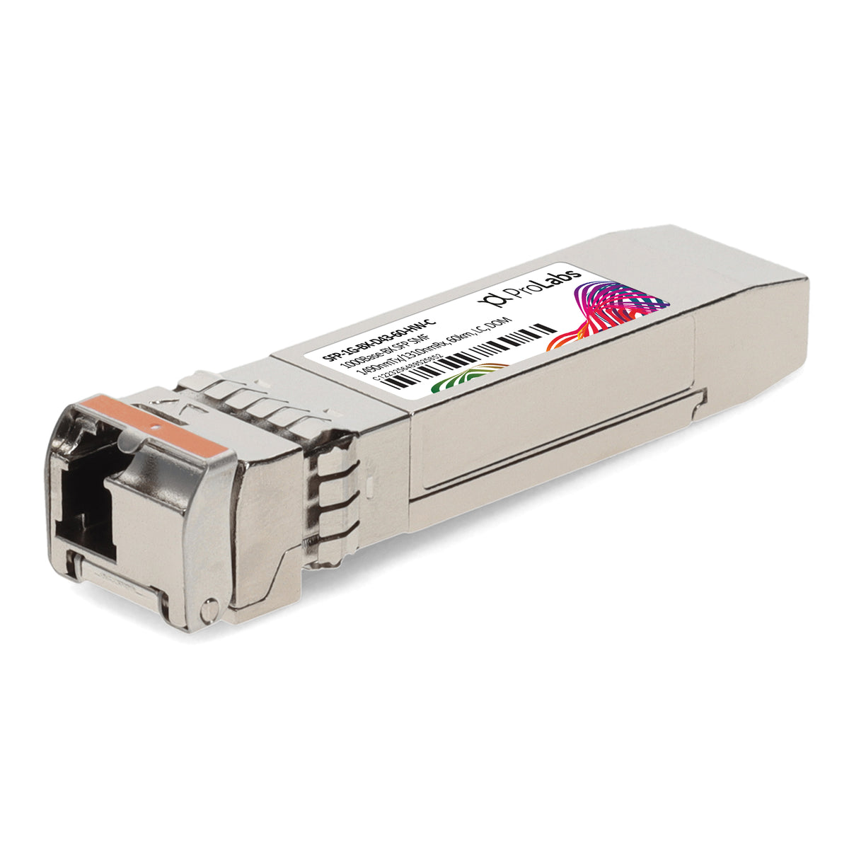 Prolabs Huawei Compatible TAA 1000Base-BX SFP Transceiver (SMF, 1490nmTx/1310nmRx, 60km, LC, DOM)