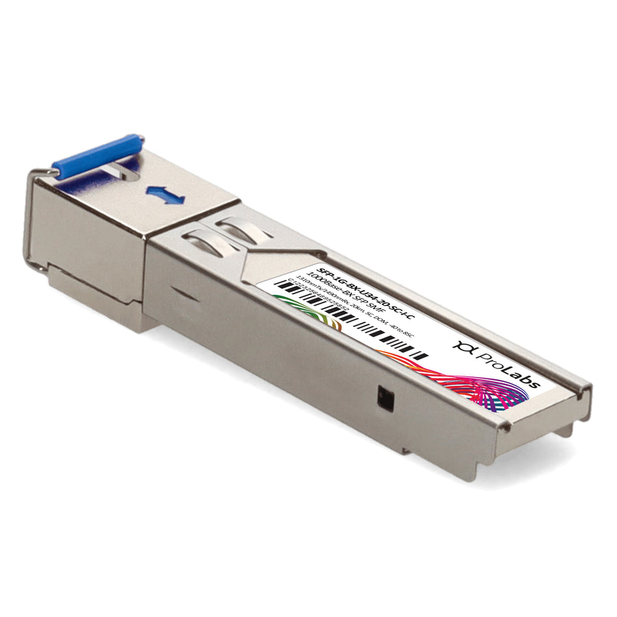Prolabs MSA and TAA 1000Base-BX SFP Transceiver (SMF, 1310nmTx/1490nmRx, 20km, SC, DOM, -40 to 85C)